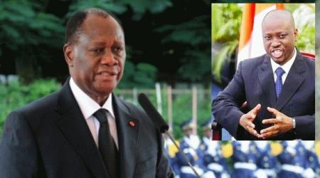 Alassane Dramane Ouattara et Guillaume Soro.