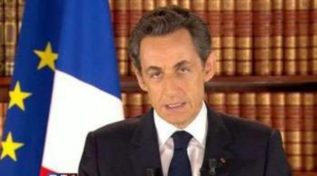 Le Président français Nicolas Sarkozy.
