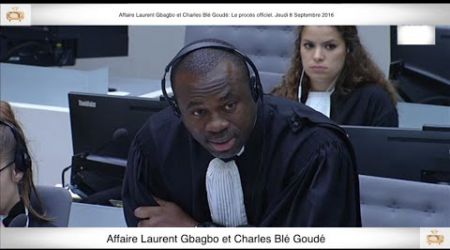 (1ère Partie) PROCÈS: Gbagbo et Blé Goudé: 08 Septembre 2016