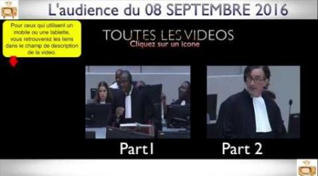 Gbagbo et Blé Goudé: Toutes LES VIDÉOS du 08 Septembre 2016