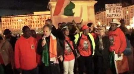 Meeting à Lyon le 29 décembre 2012 pour exiger la libération de Michel Gbagbo