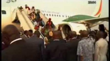 Conflit en Centrafrique: le premier contingent de 123 ressortissants ivoiriens est revenu de Bangui