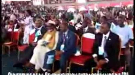 Ouverture de la 8eme convention extraordinaire du FPI: Me Meyou chante Gbagbo