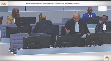 (1ÈRE PARTIE) PROCÈS: Gbagbo et Blé Goudé: 04 Octobre 2017, Général Philippe Mangou à la CPI