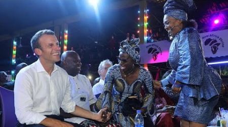 Emmanuel Macron en boîte de nuit au Nigeria