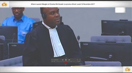 (1ÈRE PARTIE) CPI PROCÈS Laurent Gbagbo et Blé Goudé: 13 Novembre 2017, Balo Adama