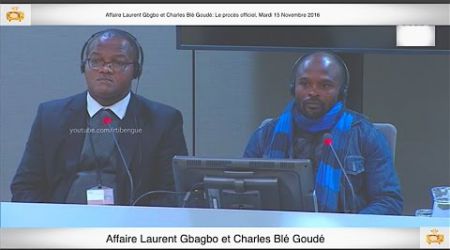 (1ère Partie) PROCÈS: Gbagbo et Blé Goudé: 15 Novembre 2016 Junior Gbagbo