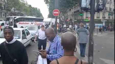 Video ProOuattara attaquent ProGbagbo à Paris