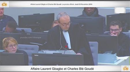 (1ère Partie) PROCÈS: Gbagbo et Blé Goudé: 03 Novembre 2016 Metch Métchro Harold Moise Fabrice