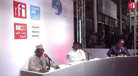Idriss Déby, Mahamadou Issoufou et Félix Tshisekedi dans une émission spéciale du Débat africain