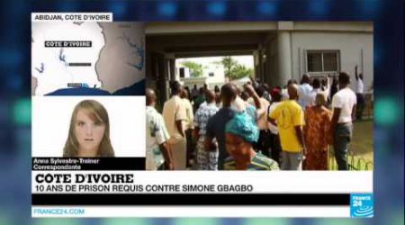 Côte d'Ivoire : 10 ans de prison requis contre Simone Gbagbo