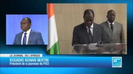 Congrès PDCI, Liberation Gbagbo, Elections Présidentielles 2015....Interview de KKB sur France 24