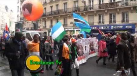 Marche Européenne des pro-Gbagbo le 13 avril 2013 à Paris