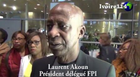 Laurent Akoun Président Délégué du FPI à l'aéroport Roissy Charles de Gaule