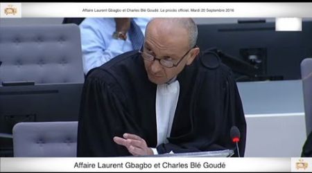 (1ère Partie) PROCÈS: Gbagbo et Blé Goudé: 20 Septembre 2016