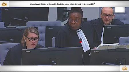 (1ÈRE PARTIE) CPI PROCÈS Laurent Gbagbo et Blé Goudé: 15 Novembre 2017, Camara Fatimata Bintou