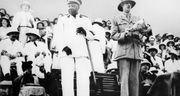 30 janvier 1944 : Conférence de Brazzaville . De-gaulle-felix-eboue